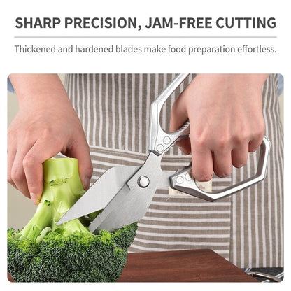 💯Japan's #1 Kitchen Scissors! ✂️Effortlessly Cut Poultry, Meat & More!