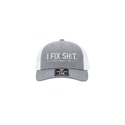 🧢 LIMITED-TIME 50% OFF! ✨ "I Fix Shit" Embroidered Trucker Hat – Breathable Mesh, Sun Protection, Bold & Humorous Gift 🛠️