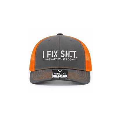 🧢 LIMITED-TIME 50% OFF! ✨ "I Fix Shit" Embroidered Trucker Hat – Breathable Mesh, Sun Protection, Bold & Humorous Gift 🛠️