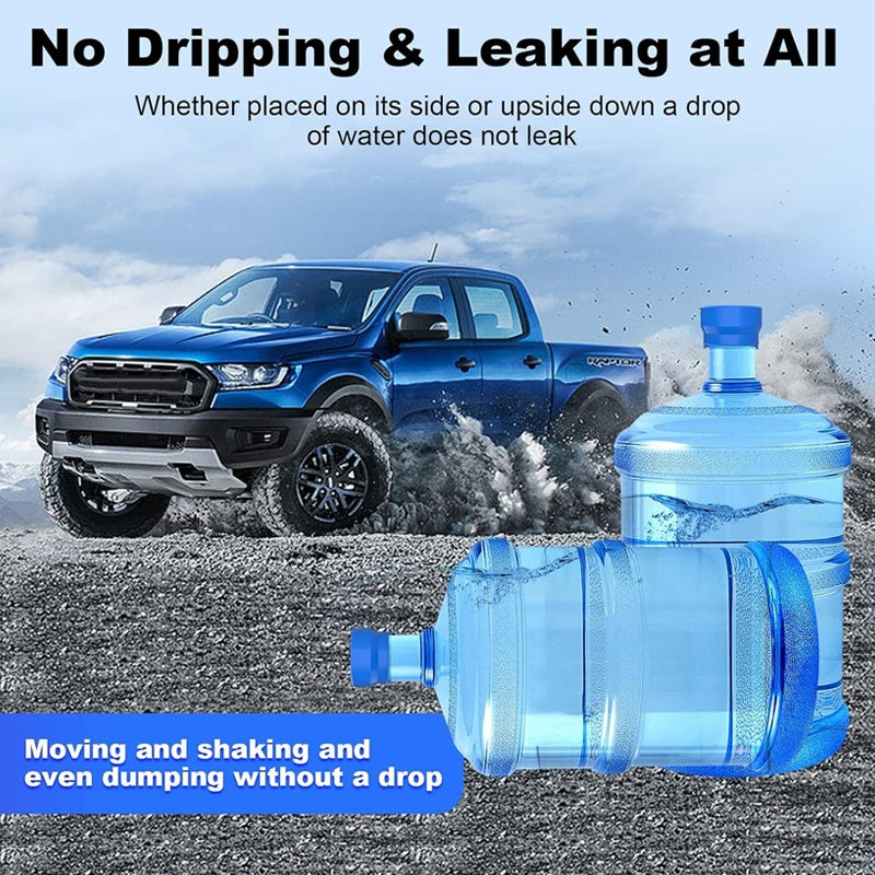 Reusable Silicone Water Container Cap💧 No More Leaks. No More Wasted Drops. Just Pure, Safe Water.